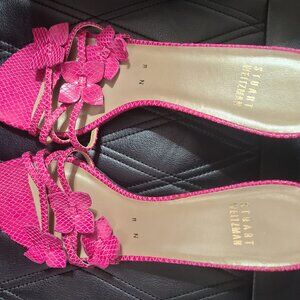 Stuart Weitzman Leather Slides